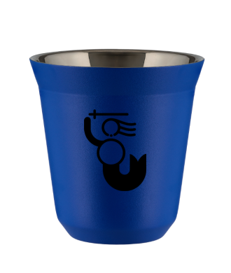 Tasse 150 ml BLEU "WARSZAWSKA SYRENKA (noir)" Tasse 150 ml BLEU "WARSZAWSKA SYRENKA (noir)"