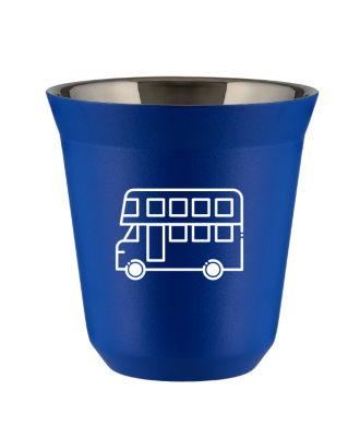 Tasse 150 ml BLEU "Bus (blanc)" Tasse 150 ml BLEU "Bus (blanc)"