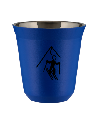 Tasse 150 ml BLEU "Ski (noir)" Tasse 150 ml BLEU "Ski (noir)"