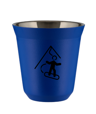 Tasse 150 ml BLEU "Snowboard (noir)" Tasse 150 ml BLEU "Snowboard (noir)"