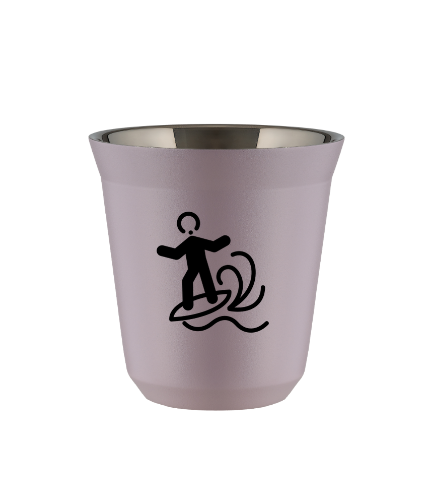 Tasse 150 ml LAVANDE "Planche à voile (noir)" Tasse 150 ml LAVANDE "Planche à voile (noir)"