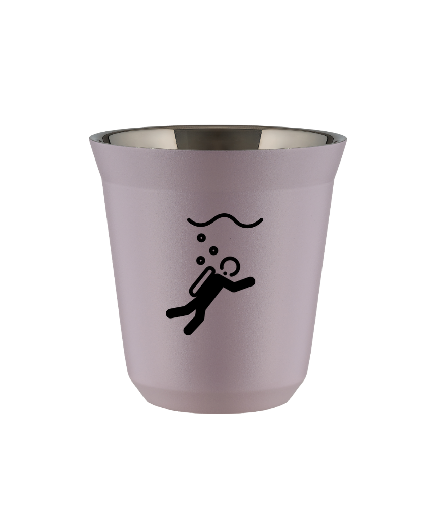 Tasse 150 ml LAVANDE "Plongée"