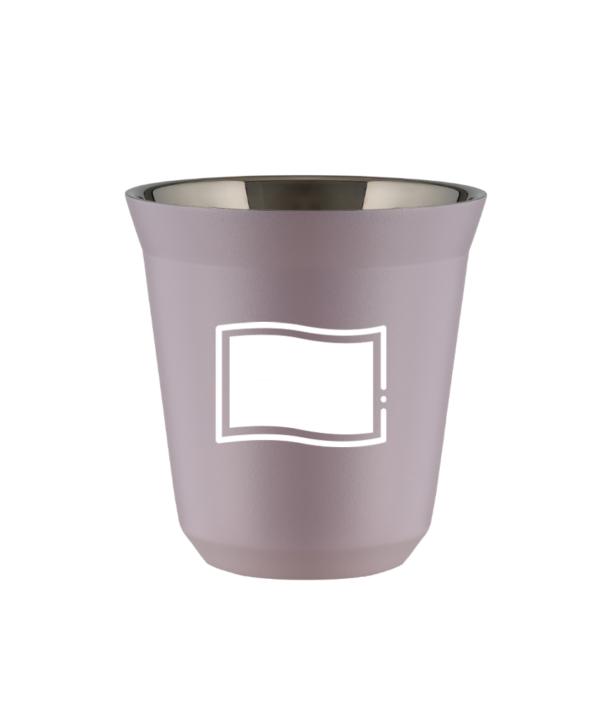 Tasse 150 ml LAVANDE "Drapeau polonais (blanc)"