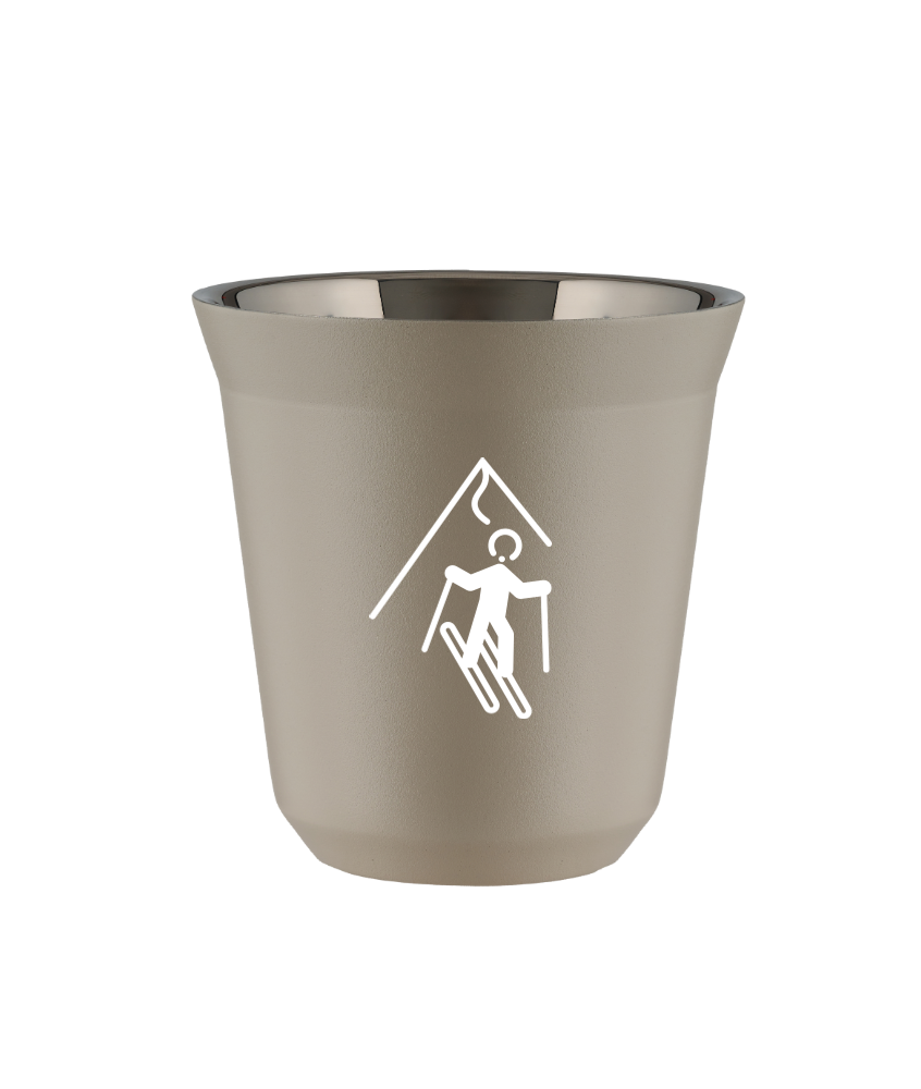 Tasse 150 ml BEIGE "Ski (blanc)" Tasse 150 ml BEIGE "Ski (blanc)"
