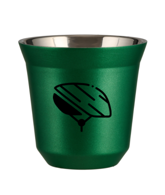 Tasse 80 ml VERT MÉTALLIQUE "Casque" Tasse 80 ml VERT MÉTALLIQUE "Casque"