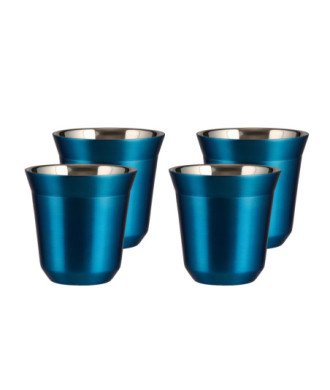 Set de 4 tasses bleues 150 ml Set de 4 tasses bleues 150 ml
