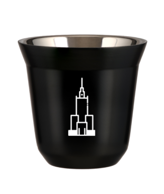 Tasse 80 ml NOIR "Pałac kultury i nauki (blanc)" Tasse 80 ml NOIR "Pałac kultury i nauki (blanc)"