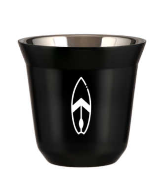 Tasse 80 ml NOIR "Planche (blanc)" Tasse 80 ml NOIR "Planche (blanc)"