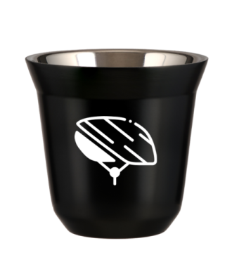 Tasse 80 ml NOIR "Casque (blanc)" Tasse 80 ml NOIR "Casque (blanc)"