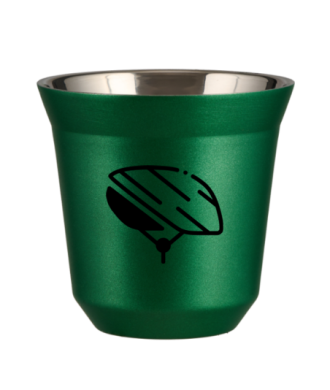 Tasse 80 ml VERT MÉTALLIQUE "Casque" Tasse 80 ml VERT MÉTALLIQUE "Casque"