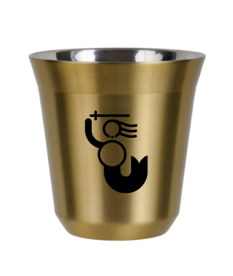 Tasse 80 ml OR "WARSZAWSKA SYRENKA (noir)" Tasse 80 ml OR "WARSZAWSKA SYRENKA (noir)"
