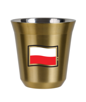 Tasse 80 ml OR "Drapeau polonais" Tasse 80 ml OR "Drapeau polonais"