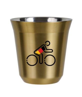 Tasse 80 ml OR "Cycliste aux couleurs allemandes" Tasse 80 ml OR "Cycliste aux couleurs allemandes"