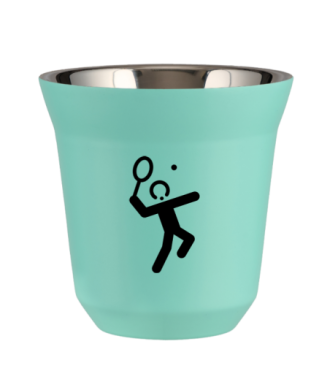 Tasse 80 ml TURQUOISE "Tennis 2" Tasse 80 ml TURQUOISE "Tennis 2"