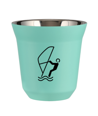Tasse 80 ml TURQUOISE "Sports nautiques" Tasse 80 ml TURQUOISE "Sports nautiques"
