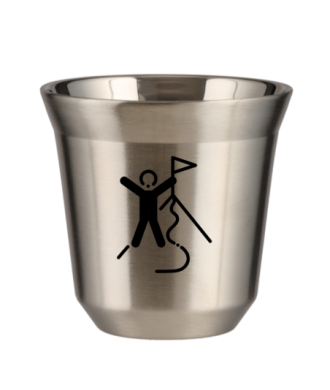 Tasse 80 ml ARGENT "Escalade 1" Tasse 80 ml ARGENT "Escalade 1"