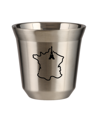 Tasse 80 ml ARGENT "France" Tasse 80 ml ARGENT "France"