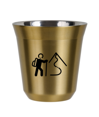 Tasse 80 ml OR "Escalade 2" Tasse 80 ml OR "Escalade 2"