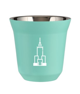 Tasse 80 ml TURQUOISE "Pałac kultury i nauki (blanc)" Tasse 80 ml TURQUOISE "Pałac kultury i nauki (blanc)"