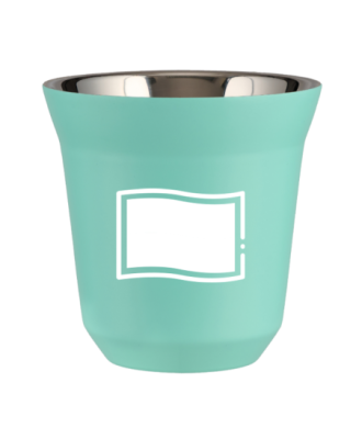Tasse 80 ml TURQUOISE "Drapeau polonais (blanc)" Tasse 80 ml TURQUOISE "Drapeau polonais (blanc)"