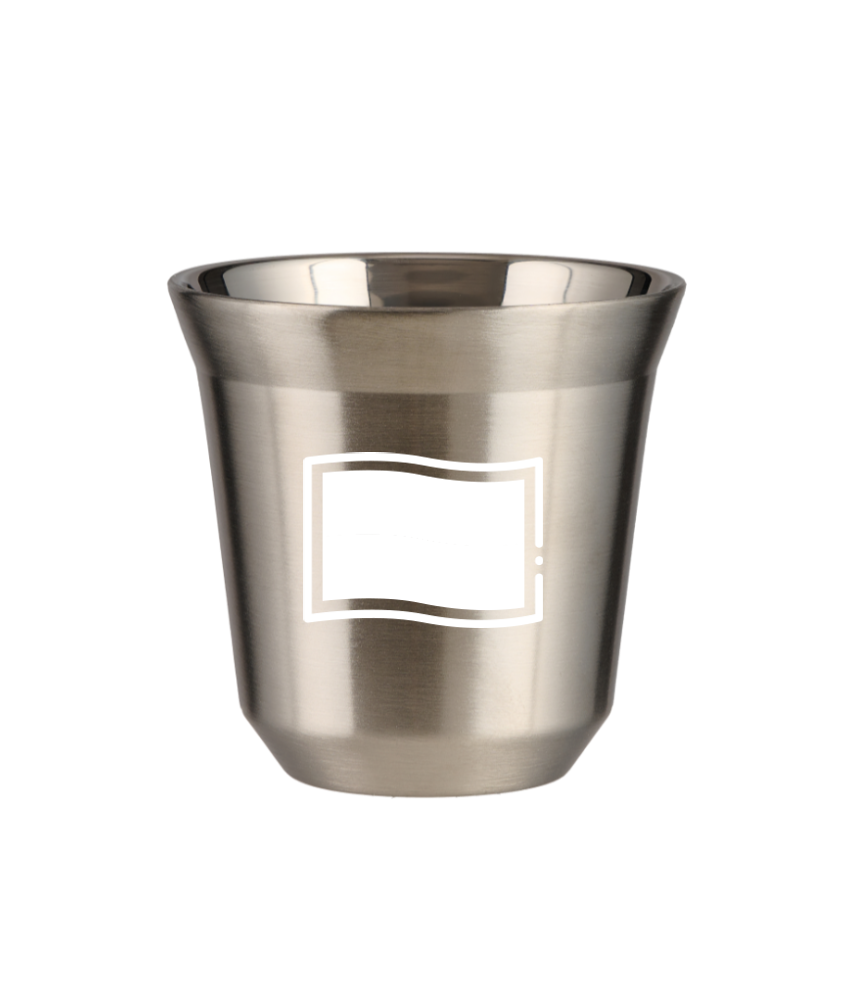 Tasse 80 ml ARGENT "Drapeau polonais (blanc)" Tasse 80 ml ARGENT "Drapeau polonais (blanc)"