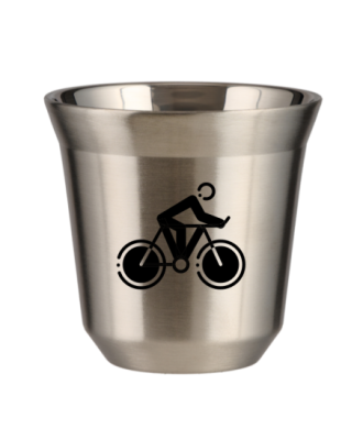 Tasse 80 ml ARGENT "Cyclisme 2" Tasse 80 ml ARGENT "Cyclisme 2"