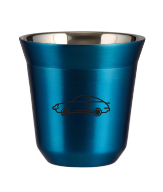 Tasse 80 ml BLEU MÉTALLIQUE "Voiture" Tasse 80 ml BLEU MÉTALLIQUE "Voiture"