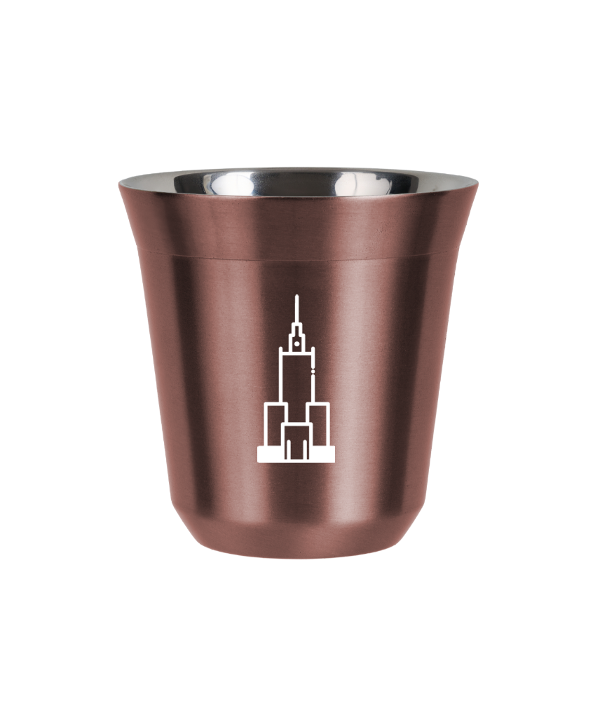 Tasse 80 ml OR ROSE "Pałac kultury i nauki (blanc)" Tasse 80 ml OR ROSE "Pałac kultury i nauki (blanc)"