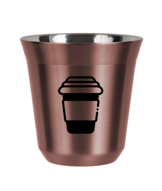 Tasse 80 ml OR ROSE "Tasse (noir)" Tasse 80 ml OR ROSE "Tasse (noir)"