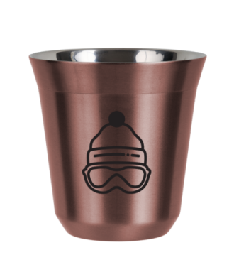 Tasse 80 ml OR ROSE "Casquette" Tasse 80 ml OR ROSE "Casquette"