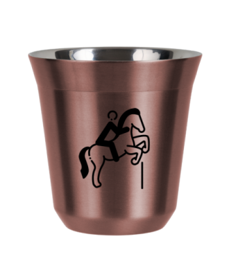 Tasse 80 ml OR ROSE "Équitation 1 (noir)" Tasse 80 ml OR ROSE "Équitation 1 (noir)"