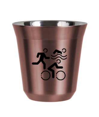 Tasse 80 ml OR ROSE "Sports" Tasse 80 ml OR ROSE "Sports"