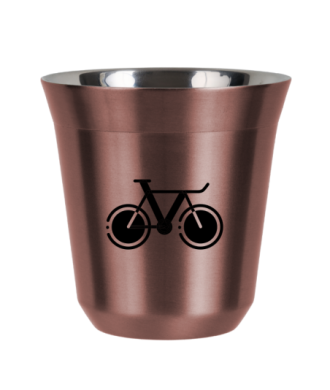 Tasse 80 ml OR ROSE "Vélo 1" Tasse 80 ml OR ROSE "Vélo 1"