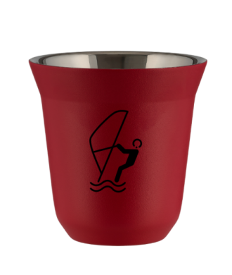 Tasse 80 ml ROUGE "Sports nautiques (noir)" Tasse 80 ml ROUGE "Sports nautiques (noir)"