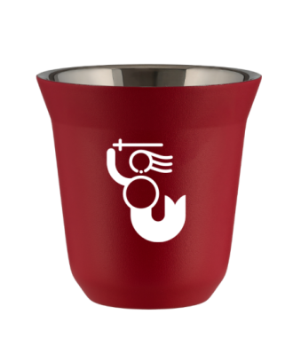 Tasse 80 ml ROUGE "WARSZAWSKA SYRENKA (blanc)" Tasse 80 ml ROUGE "WARSZAWSKA SYRENKA (blanc)"