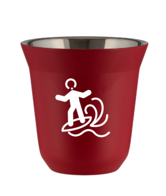 Tasse 80 ml ROUGE "Planche à voile (blanc)" Tasse 80 ml ROUGE "Planche à voile (blanc)"