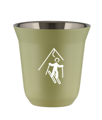 Tasse 80 ml PISTACHE "Ski (blanc)" Tasse 80 ml PISTACHE "Ski (blanc)"