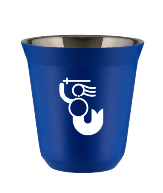 Tasse 80 ml BLEU "WARSZAWSKA SYRENKA (blanc)" Tasse 80 ml BLEU "WARSZAWSKA SYRENKA (blanc)"