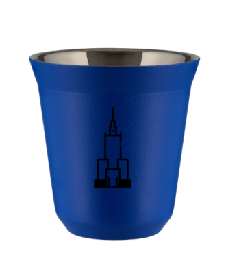 Tasse 80 ml BLEU "Pałac kultury i nauki (noir)" Tasse 80 ml BLEU "Pałac kultury i nauki (noir)"