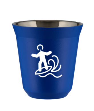 Tasse 80 ml BLEU "Planche à voile (blanc)" Tasse 80 ml BLEU "Planche à voile (blanc)"