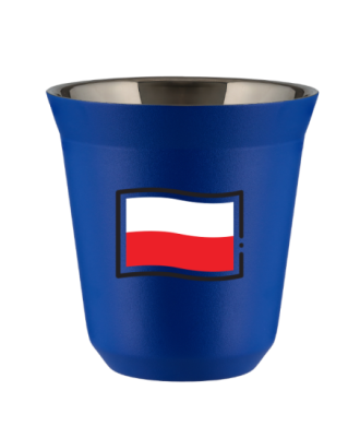 Tasse 80 ml BLEU "Drapeau polonais" Tasse 80 ml BLEU "Drapeau polonais"
