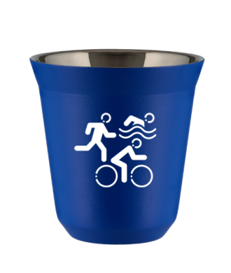Tasse 80 ml BLEU "Sports (blanc)" Tasse 80 ml BLEU "Sports (blanc)"