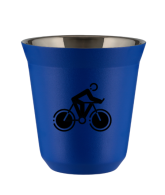 Tasse 80 ml BLEU "Cyclisme 2" Tasse 80 ml BLEU "Cyclisme 2"