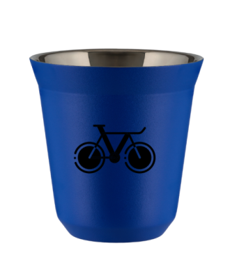 Tasse 80 ml BLEU "Vélo 1" Tasse 80 ml BLEU "Vélo 1"