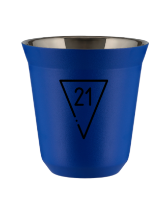 Tasse 80 ml BLEU "21 (noir)" Tasse 80 ml BLEU "21 (noir)"