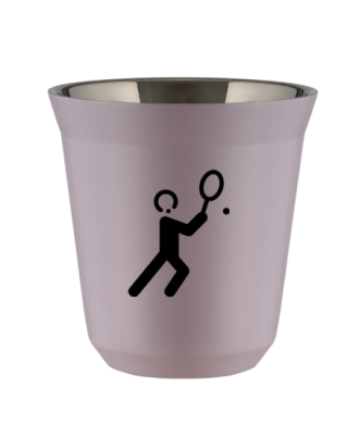 Tasse 80 ml LAVANDE "Tennis 1 (noir)" Tasse 80 ml LAVANDE "Tennis 1 (noir)"