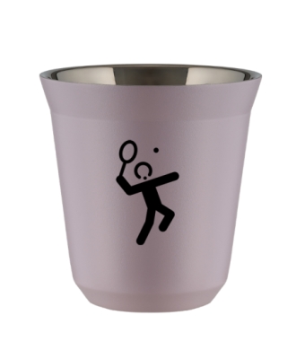Tasse 80 ml LAVANDE "Tennis 2 (noir)" Tasse 80 ml LAVANDE "Tennis 2 (noir)"