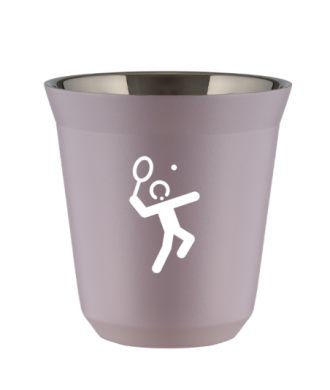 Tasse 80 ml LAVANDE "Tennis 2 (blanc)" Tasse 80 ml LAVANDE "Tennis 2 (blanc)"