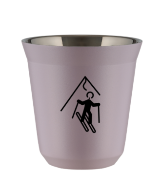 Tasse 80 ml LAVANDE "Ski (noir)" Tasse 80 ml LAVANDE "Ski (noir)"
