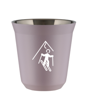 Tasse 80 ml LAVANDE "Ski (blanc)" Tasse 80 ml LAVANDE "Ski (blanc)"